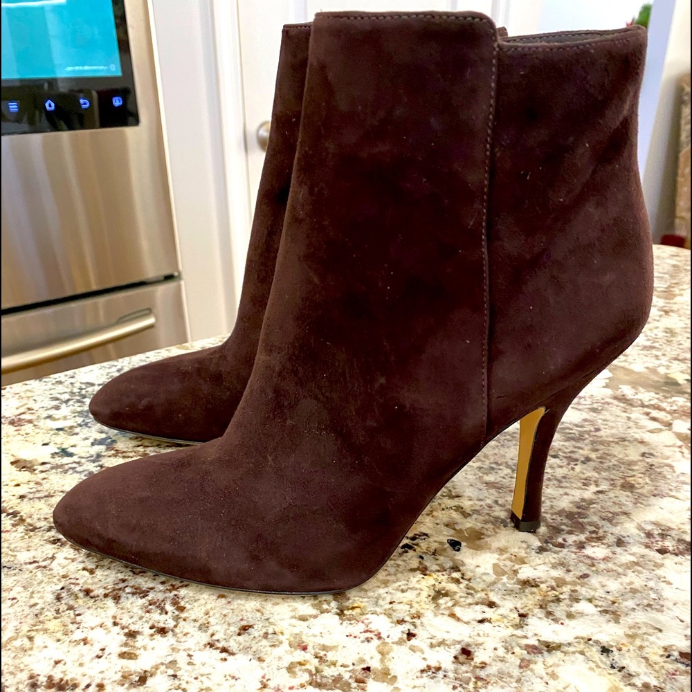 VIA SPIGA…Brown Suede bootie boot  size10…